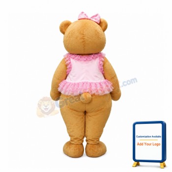 Beautiful Teddy Bear Mascot Costume