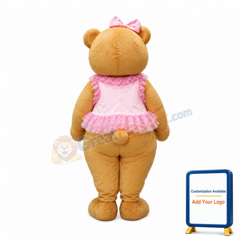 Beautiful Teddy Bear Mascot Costume