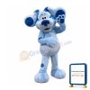 Lovely Blue Dog Mascot Costume