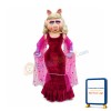 Fashion Miss Piggy Mascot Costume