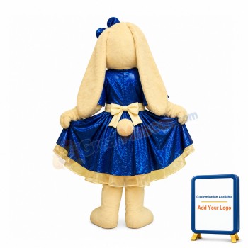 Beautiful White Bunny Mascot Costume