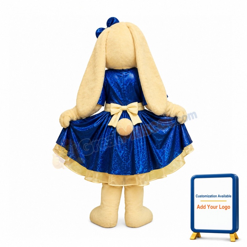 Beautiful White Bunny Mascot Costume