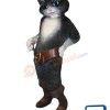 Beautiful Black & White Cat Mascot Costume