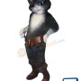 Beautiful Black & White Cat Mascot Costume