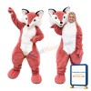 Bright Fox Mascot Costume