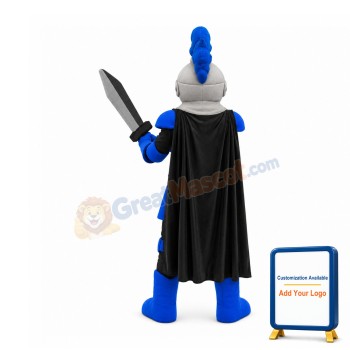 Blue University Knight Mascot Costume