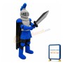 Blue University Knight Mascot Costume