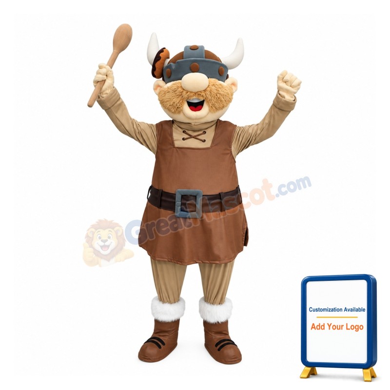 Funny Viking Mascot Costume
