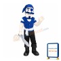 Blue Pirate Man Mascot Costume
