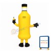 Orange Bottle Mascot Costume