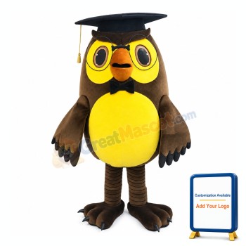 College Erudite Owl Mascot Costume