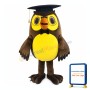 College Erudite Owl Mascot Costume
