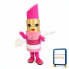 Pink Lipstick Mascot Costume