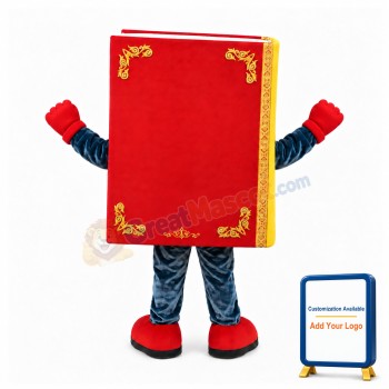 Red Books Mascot Costume