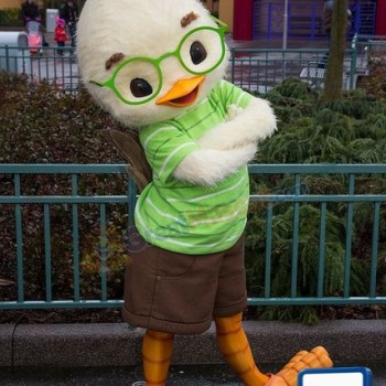 Super Cute White Chick Mascot Costume