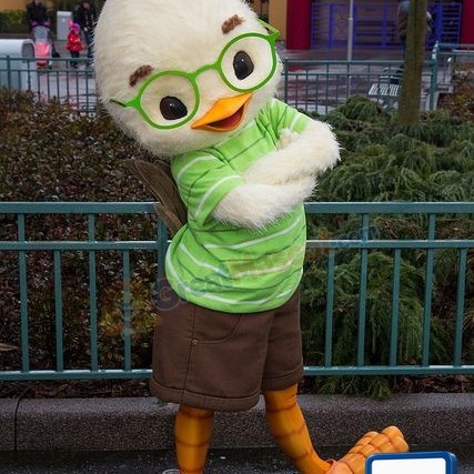 Super Cute White Chick Mascot Costume