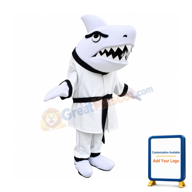 School Shark Mascot Costume
