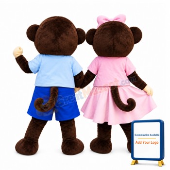 Super Lovely Monkey Mascot Costume