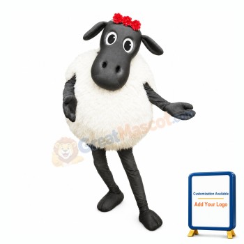 Beautiful Sheep Mascot Costume