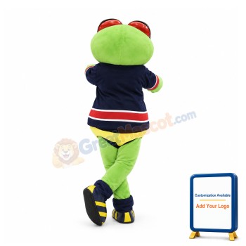 Sport College Frog Mascot Costume