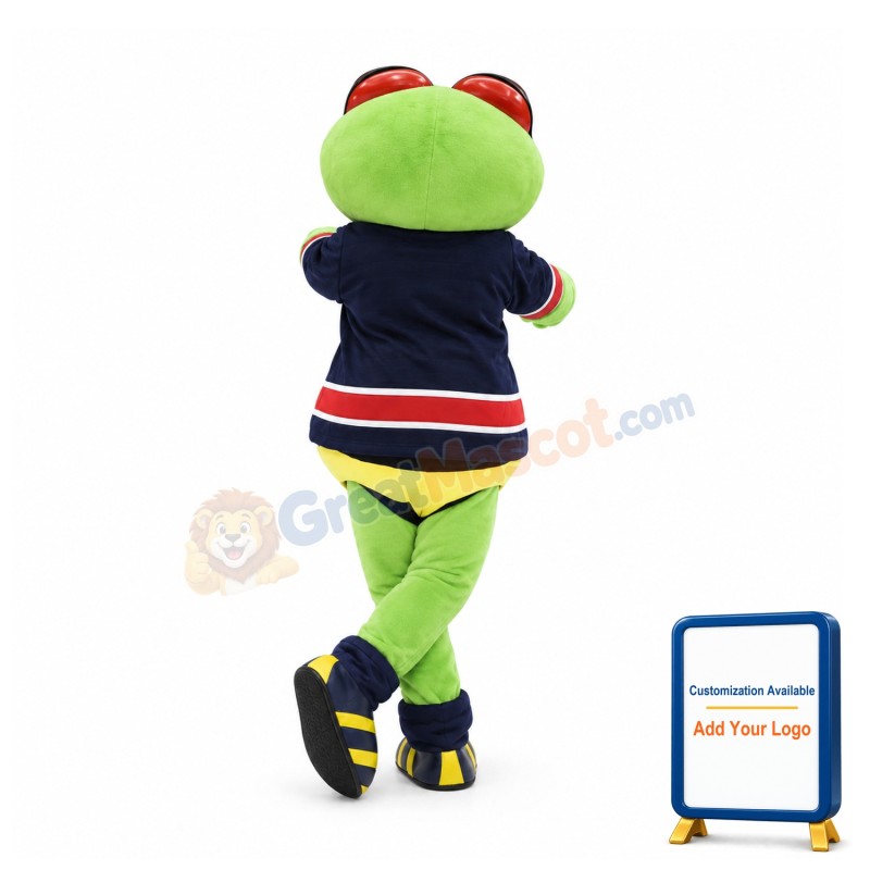 Sport College Frog Mascot Costume