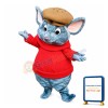 Cool Mouse Mascot Costume