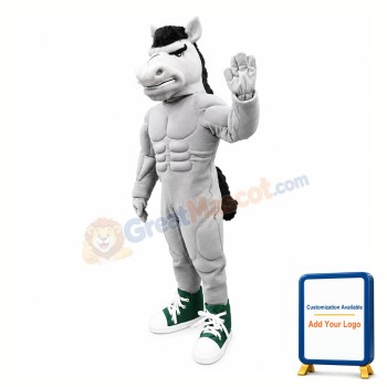 Power Muscular Horse Mascot Costume
