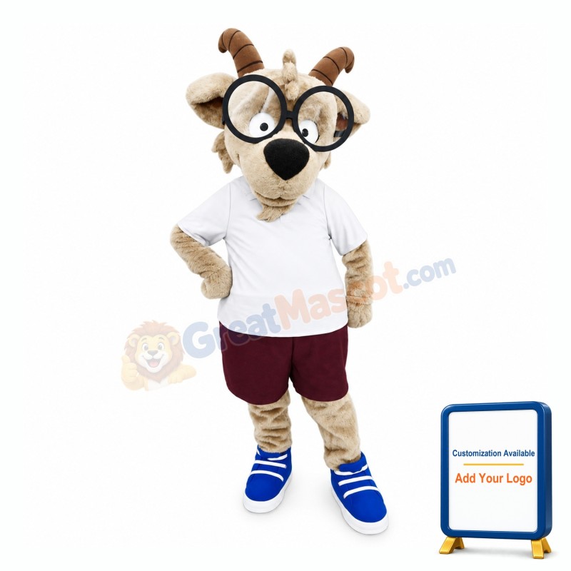 Cute Goat Mascot Costume