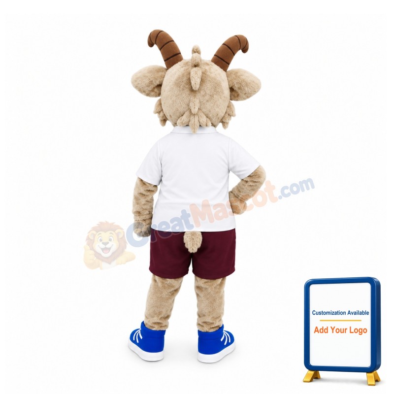 Cute Goat Mascot Costume