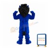 College Blue Lion Mascot Costume