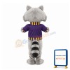 College Cute Raccoon Mascot Costume