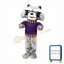 College Cute Raccoon Mascot Costume