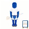 Sport Blue Hawk Mascot Costume