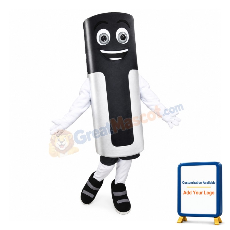 Battery Man Mascot Costume
