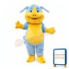 Blue & Yellow Pig Mascot Costume