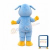 Blue & Yellow Pig Mascot Costume