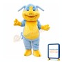 Blue & Yellow Pig Mascot Costume