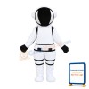 White Spaceman Mascot Costume