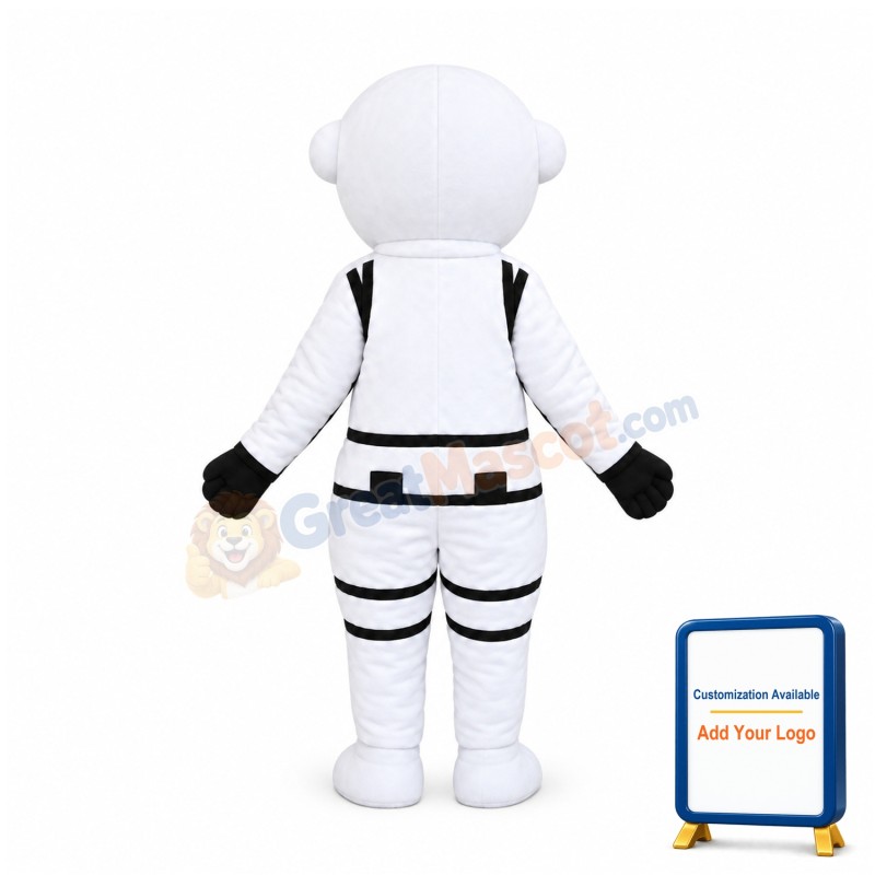 White Spaceman Mascot Costume