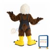 Happy Eagle Mascot Costume