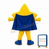 Happy Yellow Star Mascot Costume