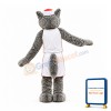 Sport Grey Wolf Mascot Costume