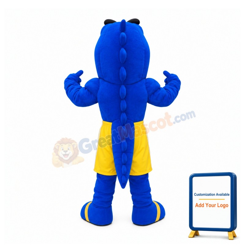 Power Muscular Shark Mascot Costume