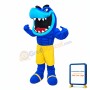 Power Muscular Shark Mascot Costume