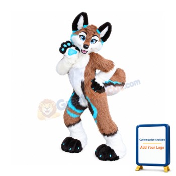 Dog Fox Wolf Girl Mascot Costume