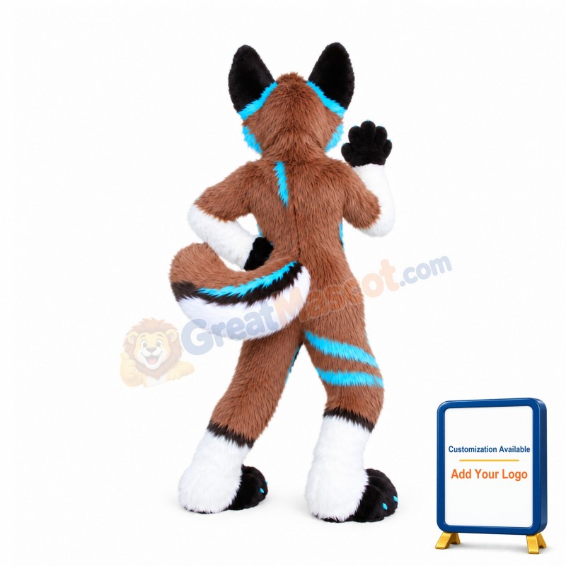 Dog Fox Wolf Girl Mascot Costume