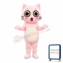 Pink Animal Cat Mascot Costume