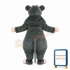 Grey Plush Mouse Mascot Costume