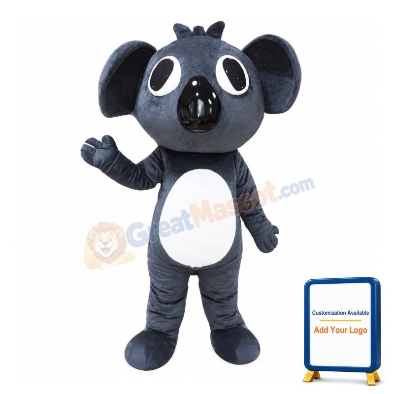 Black Koala Mascot Costume