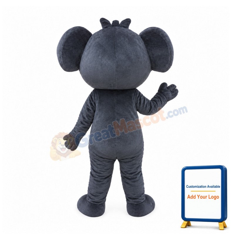 Black Koala Mascot Costume